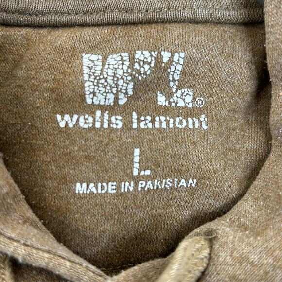 Wells Lamont Distressed Hoodie Men’s L Workwear Grunge Thrashed - Picture 10 of 14